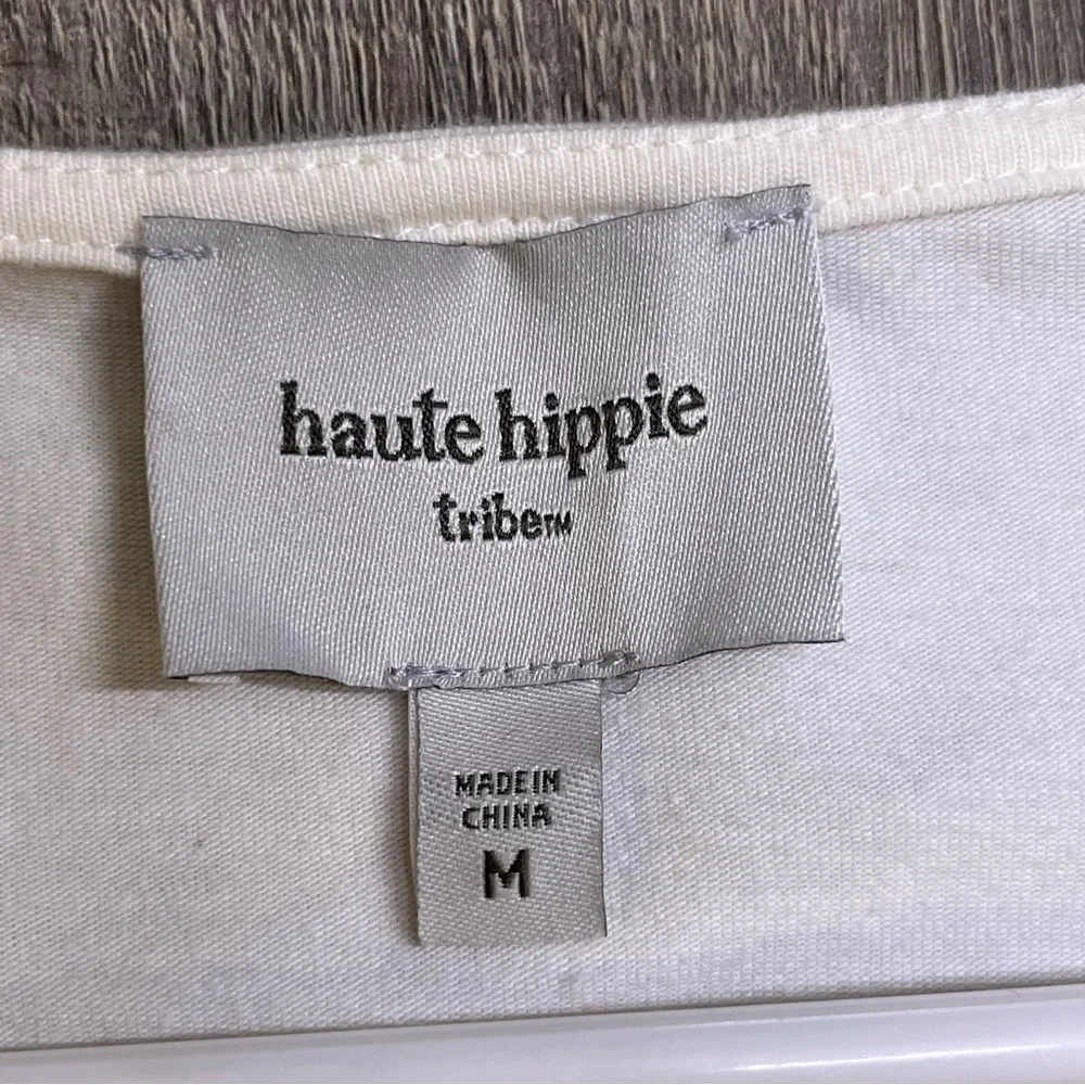 Haute Hippie White and Orange Tunic Top - Picture 2 of 6